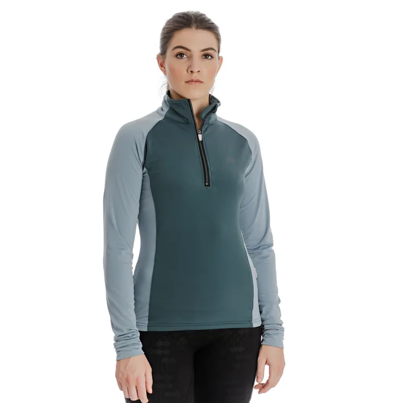 Horseware Thea Ladies Tech Quarter Zip Fleece - Petrol Blue
